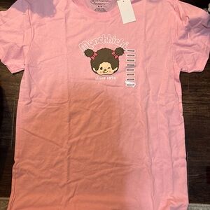 Pink women’s  T-Shirt size medium Monchichi
